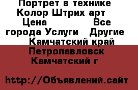 Портрет в технике “Колор-Штрих-арт“ › Цена ­ 250-350 - Все города Услуги » Другие   . Камчатский край,Петропавловск-Камчатский г.
